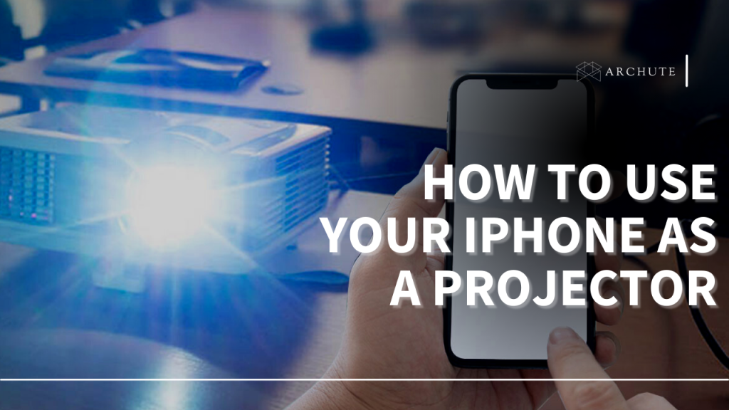 how to use iphone 13 pro max projector