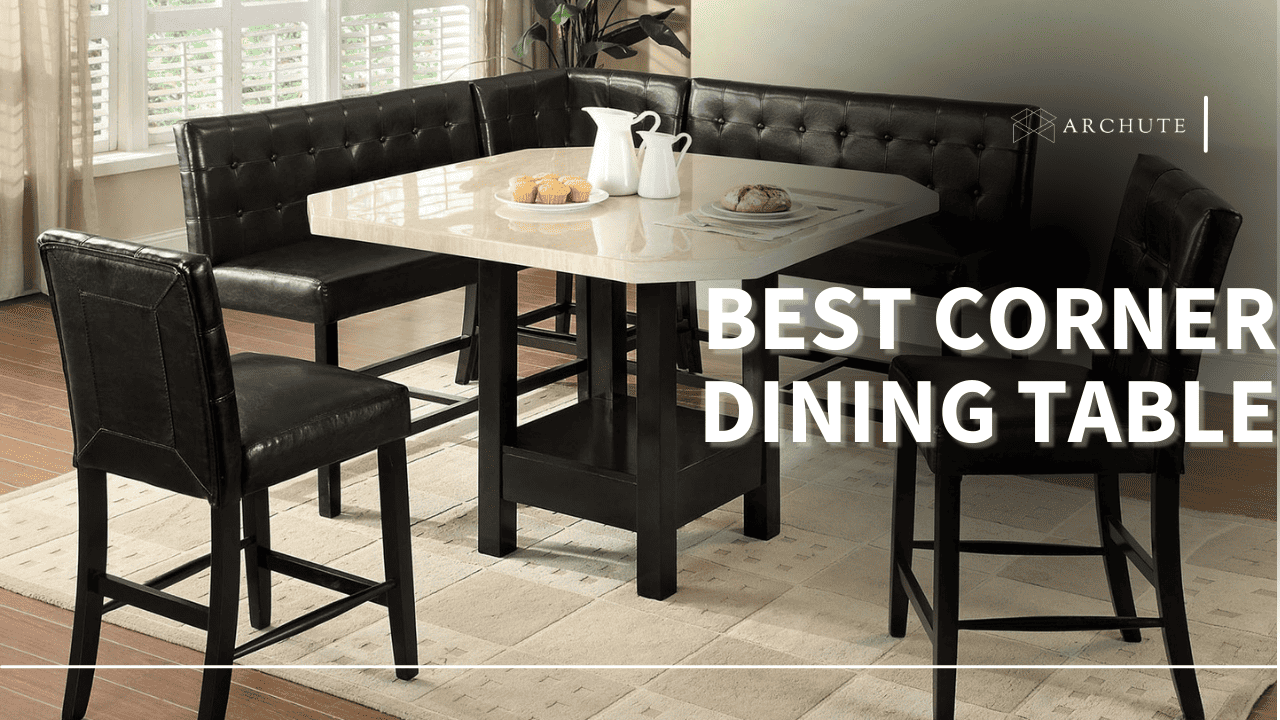 Corner style dining online table